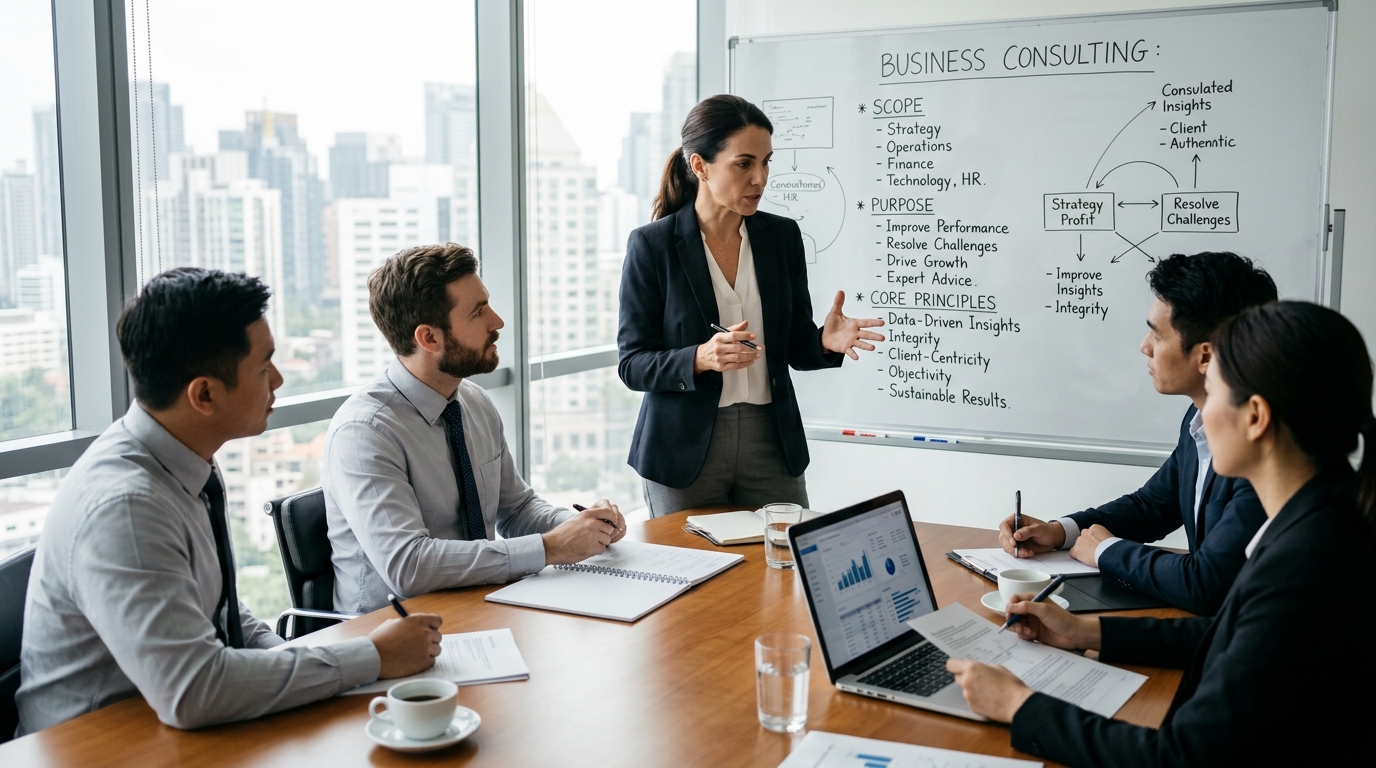Qu'est-ce que le Business Consulting ? Définition complète et explications