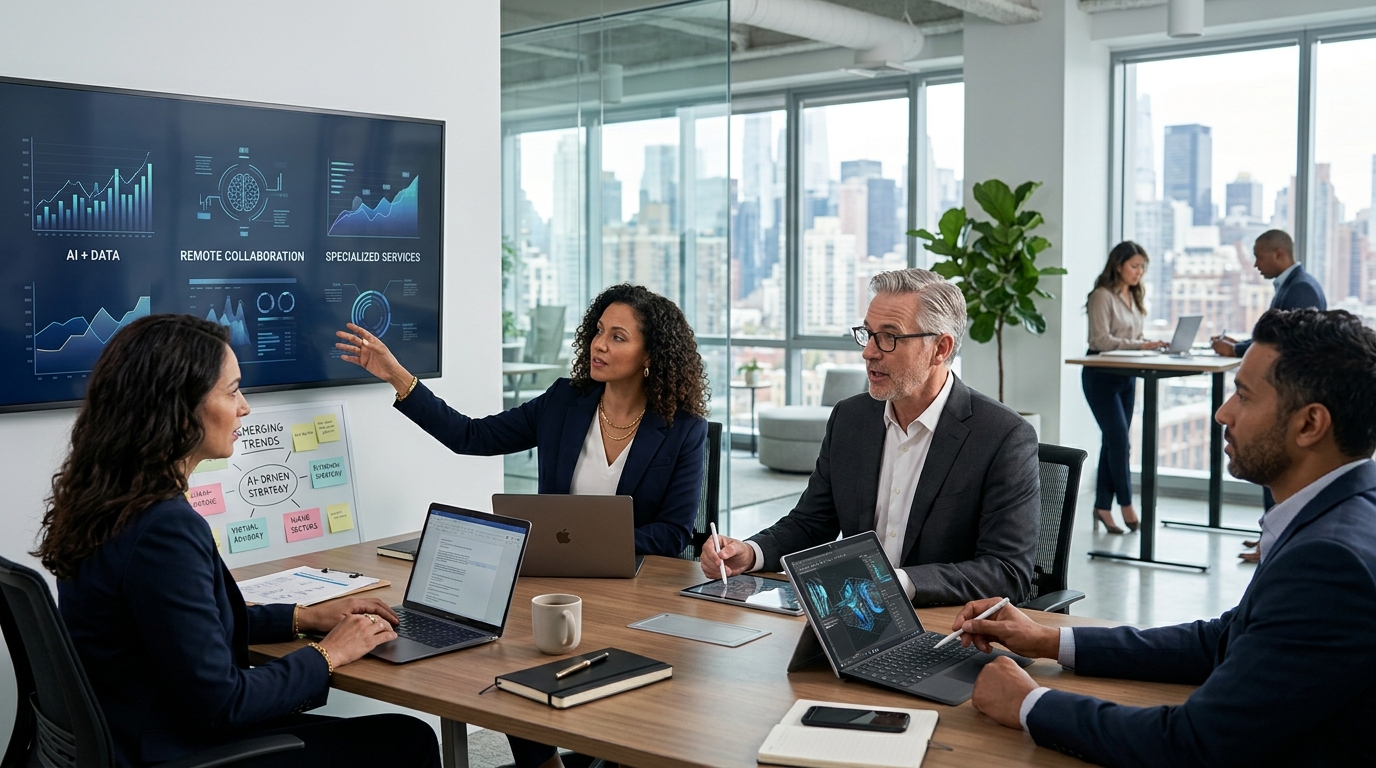 Les tendances futures qui transforment le secteur du Business Consulting